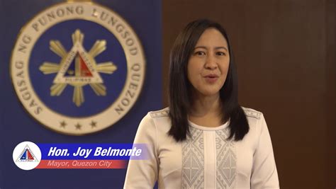 current mayor of quezon city|Interview with Quezon City Mayor Joy Belmonte .